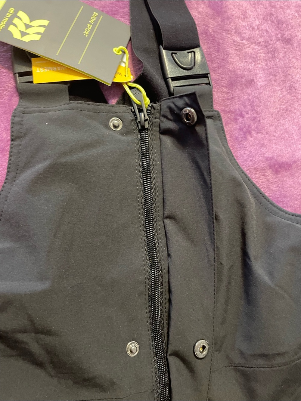 all in motion Black Adjustable Strap Bib